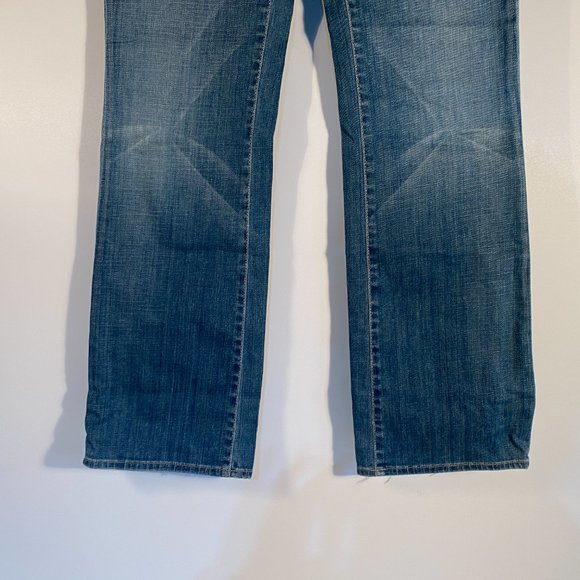 7 Seven for all Mankind Bootcut Denim Blue Jeans Women Size 26 - Picture 4 of 10